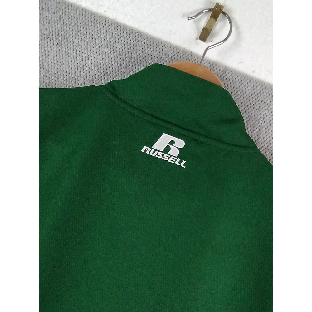 Russell Athletic Track Jacket Men Medium Green Baylor Bears Collegiate Warm Up - Picture 9 of 10
